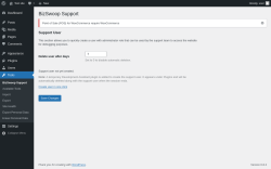 Page screenshot: Tools → BizSwoop Support