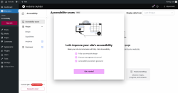 Page screenshot: Elementor &rarr; Accessibility