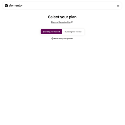 Page screenshot: Elementor &rarr; Upgrade