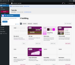Page screenshot: Elementor