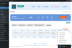 Page screenshot: Poll Maker &rarr; Results 0 &rarr; All Results