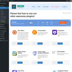Page screenshot: Poll Maker &rarr; Our products