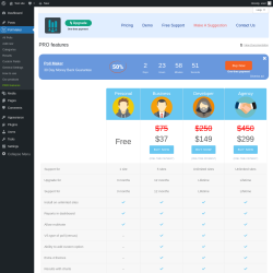 Page screenshot: Poll Maker &rarr; PRO features