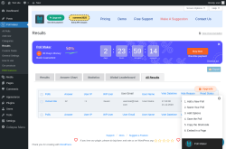 Page screenshot: Poll Maker → Results 0 → All Results