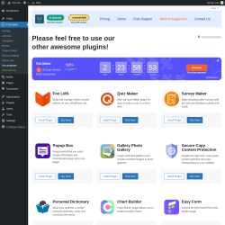 Page screenshot: Poll Maker → Our products