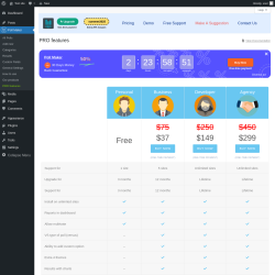 Page screenshot: Poll Maker → PRO features