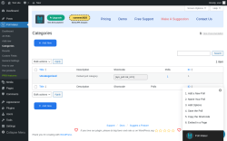 Page screenshot: Poll Maker → Categories