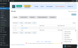 Page screenshot: Poll Maker → Results 0