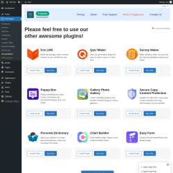 Page screenshot: Poll Maker → Our products