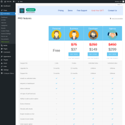 Page screenshot: Poll Maker → PRO features