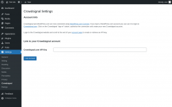 Page screenshot: Settings &rarr; Crowdsignal