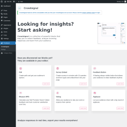 Page screenshot: Feedback