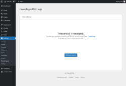 Page screenshot: Settings &rarr; Crowdsignal