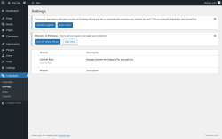 Page screenshot: Languages &rarr; Settings