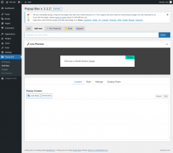 Page screenshot: Popup Box &rarr; Add New