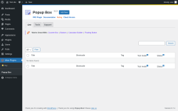 Page screenshot: Wow Plugins &rarr; Popup Box