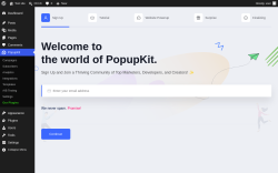 Page screenshot: PopupKit