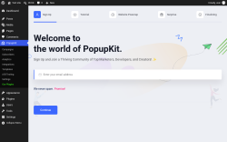 Page screenshot: PopupKit &rarr; A/B Testing