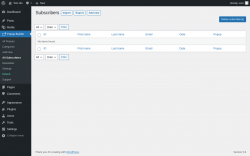Page screenshot: Popup Builder0 &rarr; All Subscribers