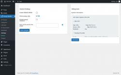 Page screenshot: Popup Builder0 &rarr; Settings