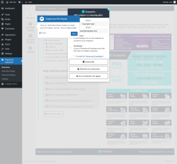 Page screenshot: PopUp by Supsystic → Overview