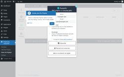 Page screenshot: PopUp by Supsystic → Show All PopUps