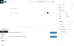 Page screenshot: Popup Maker → Add New Popup