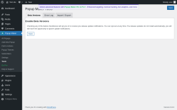 Page screenshot: Popup Maker → Tools