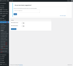 Page screenshot: Popup More  → Settings