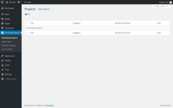 Page screenshot: Portfolio/Projects