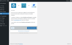Page screenshot: Portfolio/Projects &lsaquo; Test site &mdash; WordPress