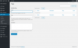 Page screenshot: Portfolio → Tags