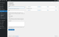 Page screenshot: Portfolio → Categories