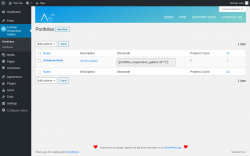 Page screenshot: Portfolio Responsive Gallery
