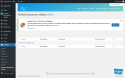 Page screenshot: Settings → Portfolio Responsive Gallery
