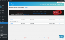 Page screenshot: Settings → Portfolio Responsive Gallery