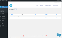 Page screenshot: Portfolio Responsive Gallery → Attributes