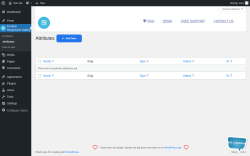 Page screenshot: Portfolio Responsive Gallery → Attributes