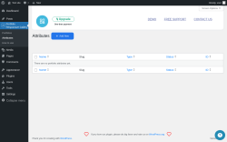 Page screenshot: Portfolio Responsive Gallery → Attributes