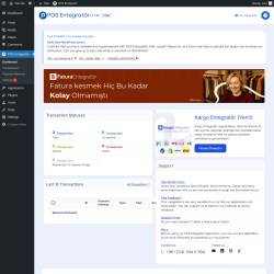 Page screenshot: POS Entegratör