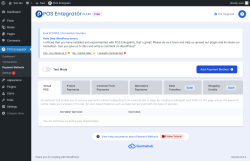 Page screenshot: POS Entegratör → Payment Methods