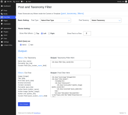 Page screenshot: Post Filter