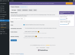 Page screenshot: Future &rarr; Future Actions