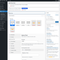 Page screenshot: Post Grid → Add Post Grid