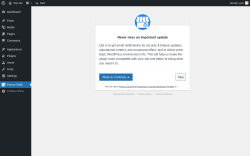Page screenshot: Post to Google My Business ‹ Test site — WordPress