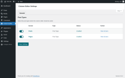 Page screenshot: Column Editor