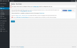Page screenshot: Media &rarr; Re-Order