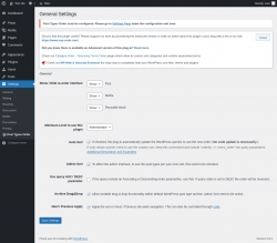 Page screenshot: Settings &rarr; Post Types Order