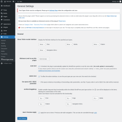 Page screenshot: Settings →  Post Types Order