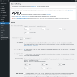 Page screenshot: Settings &rarr;  Post Types Order